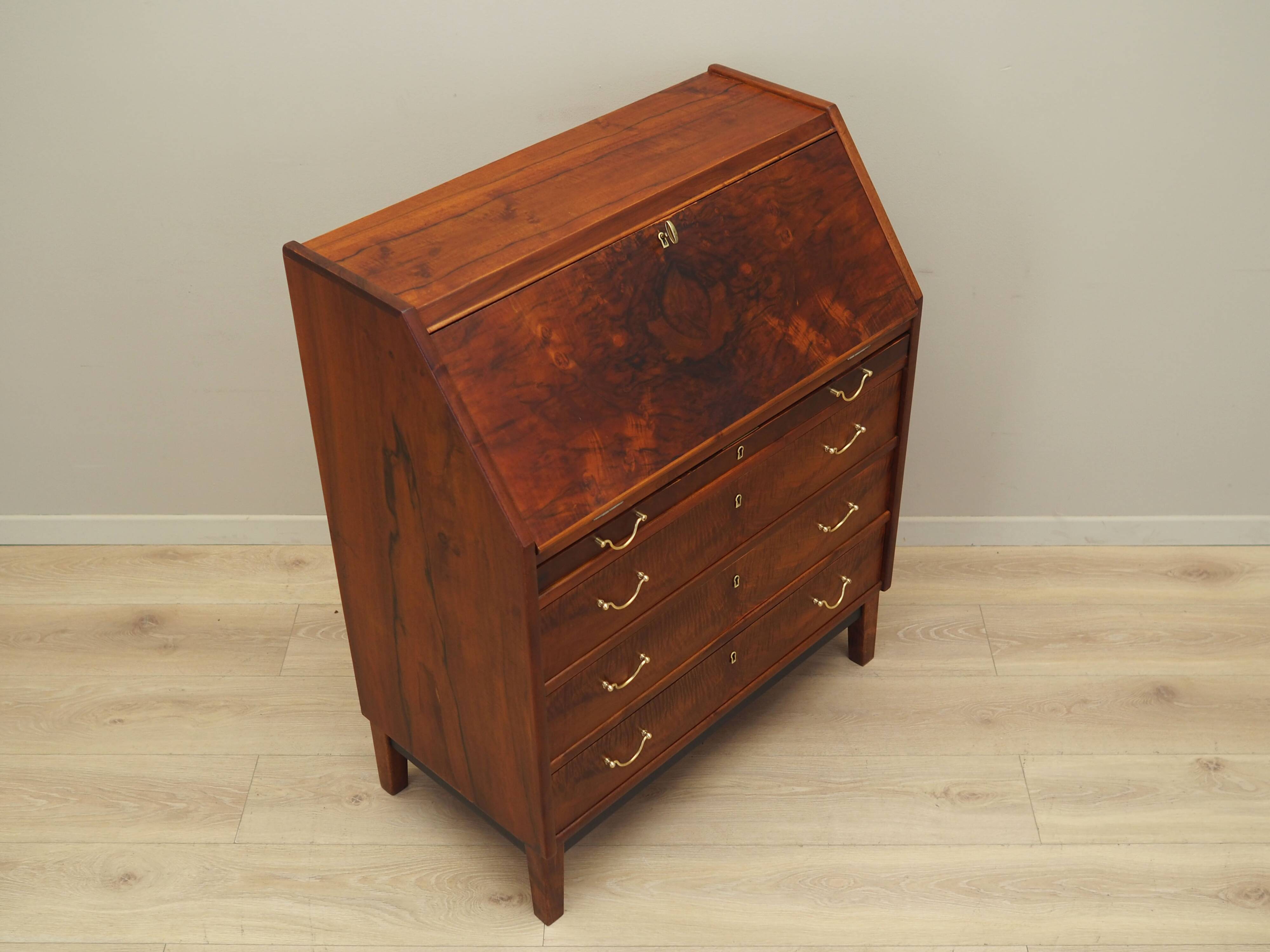 Walnut secretary, Danish design, 1960s, production: Denmark