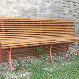 Banc extérieur latté