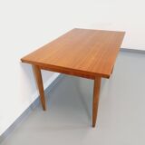 Vintage Scandinavian style dining table from the 50s and 60s in teak with extensions