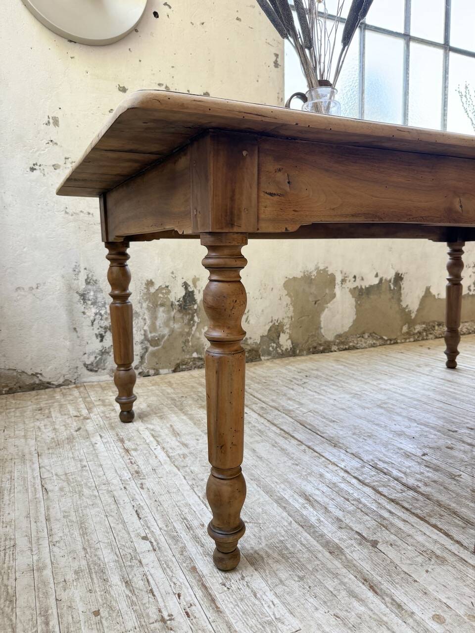 Walnut bistro farmhouse table 180cm