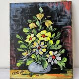 Old “flowers” painting