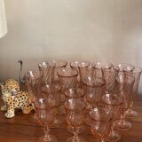 Set of 18 Rosaline stemmed glasses
