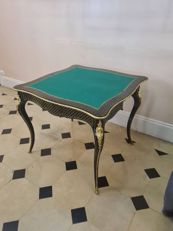 Table de jeux, console Napoléon III