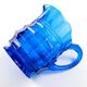 Art Deco creamer, cobalt glass, Belgium, 1930s