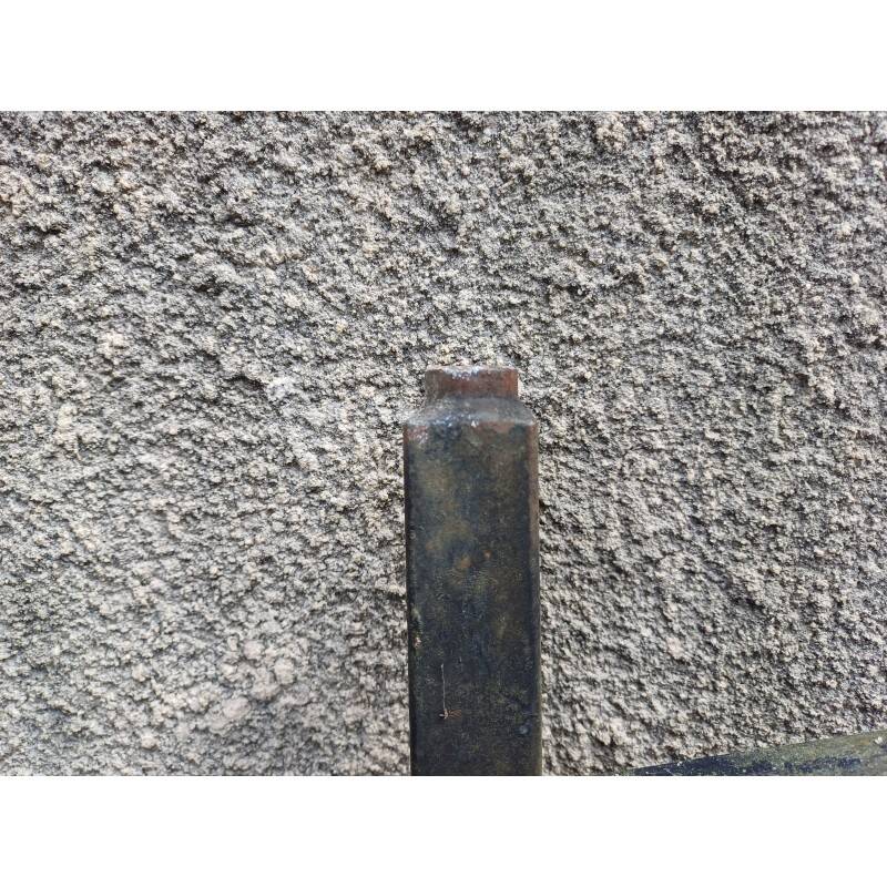 Wrought iron gate with 2 leaves