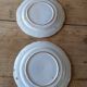 2 very old Lunéville dessert plates