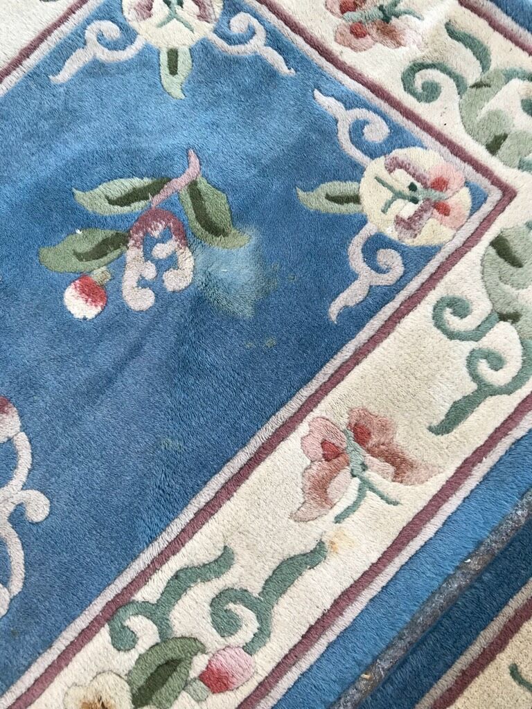 Pair of old Chinese carpets  handmade 70 x 147 cm