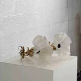 Pair of vintage gold wall lights