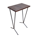 Vintage harness in metal and veneer wood