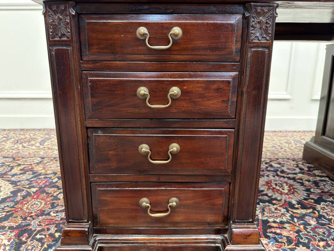 Classic English Chesterfield Desk