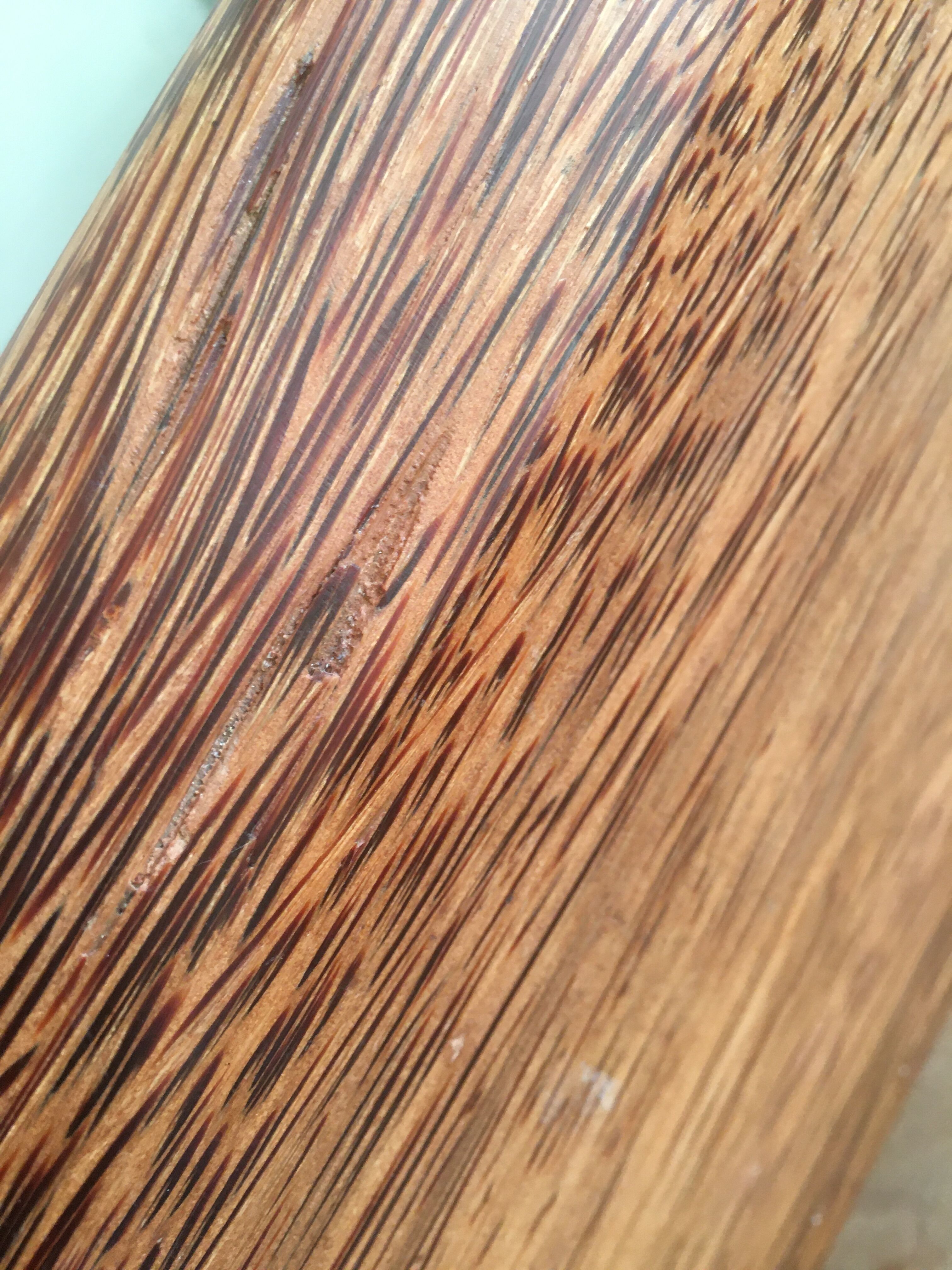 Wooden presentation dish coconut tree