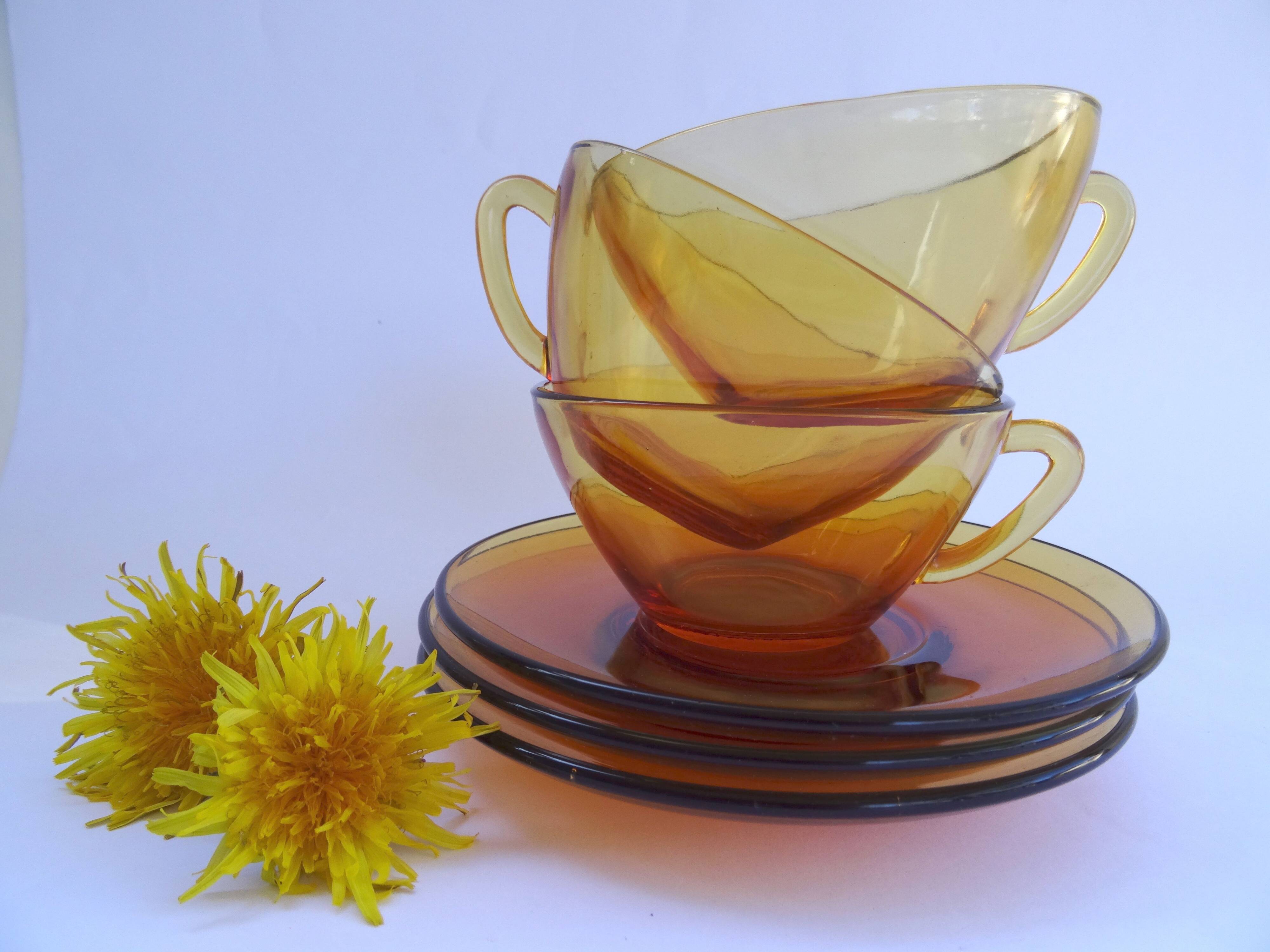 Vereco coffee cups with saucers