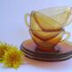 Vereco coffee cups with saucers