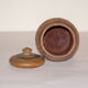 Boite indienne en bois forme ronde