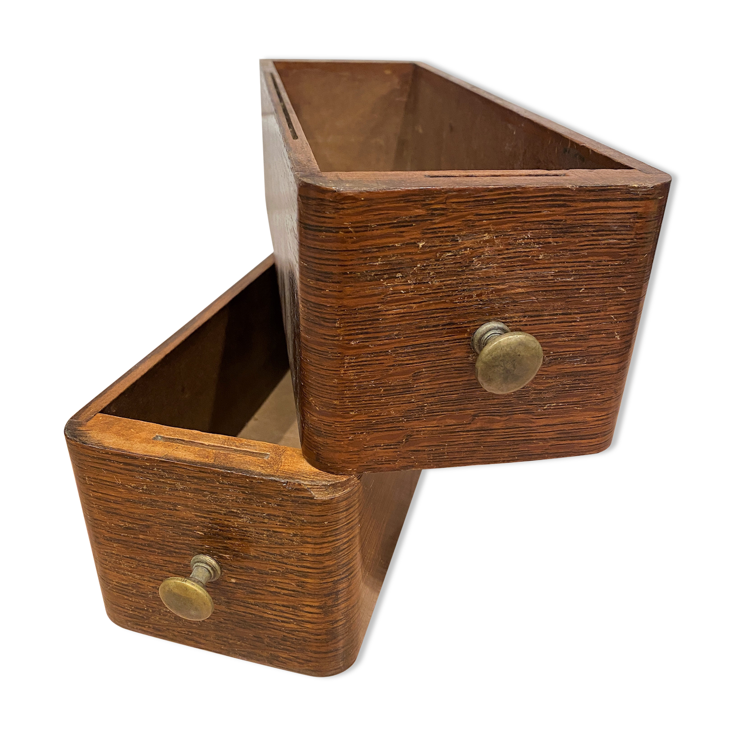 2 old furniture drawers 40s