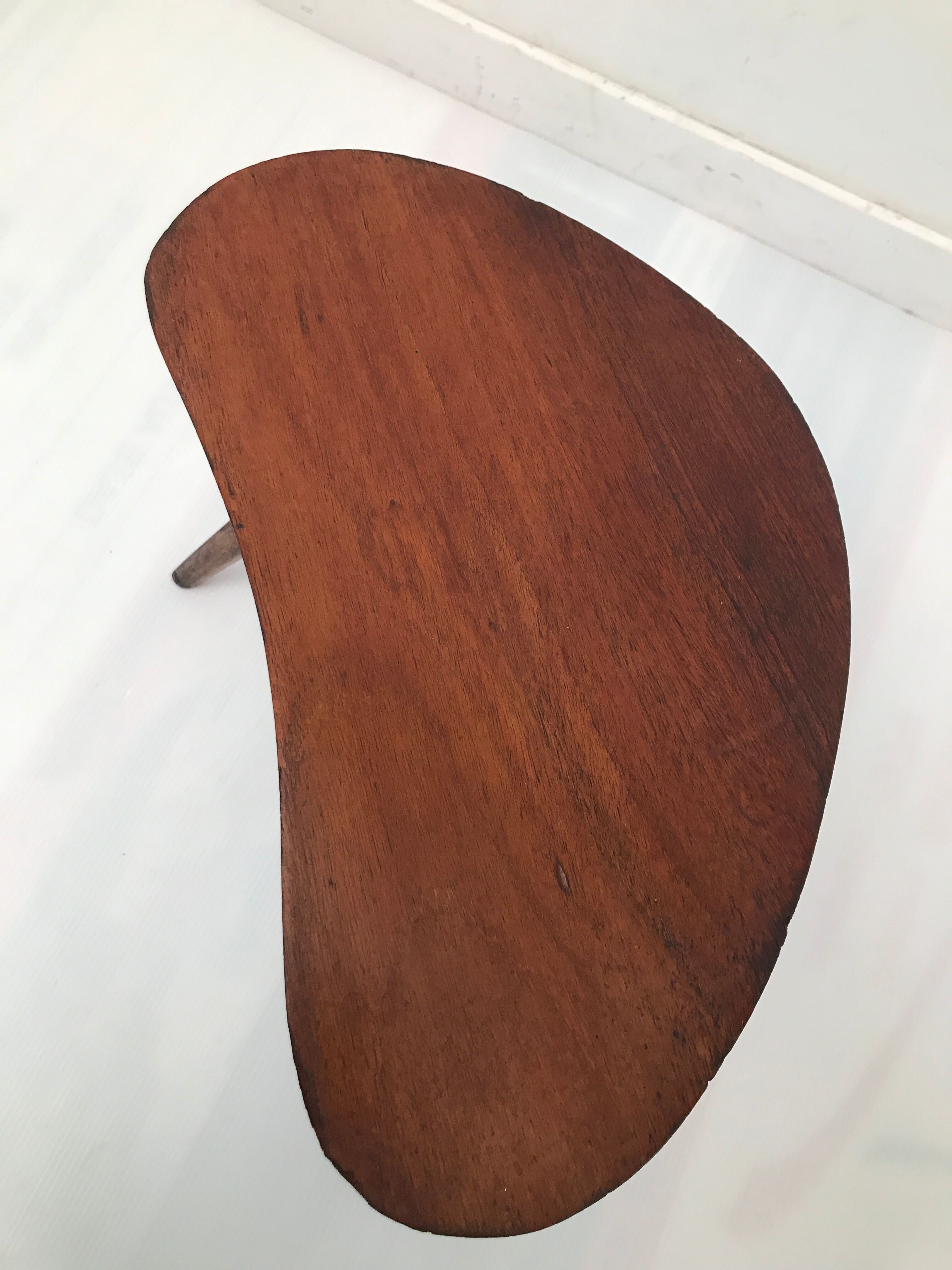 Vintage tripody tabout shape triangle annee 60