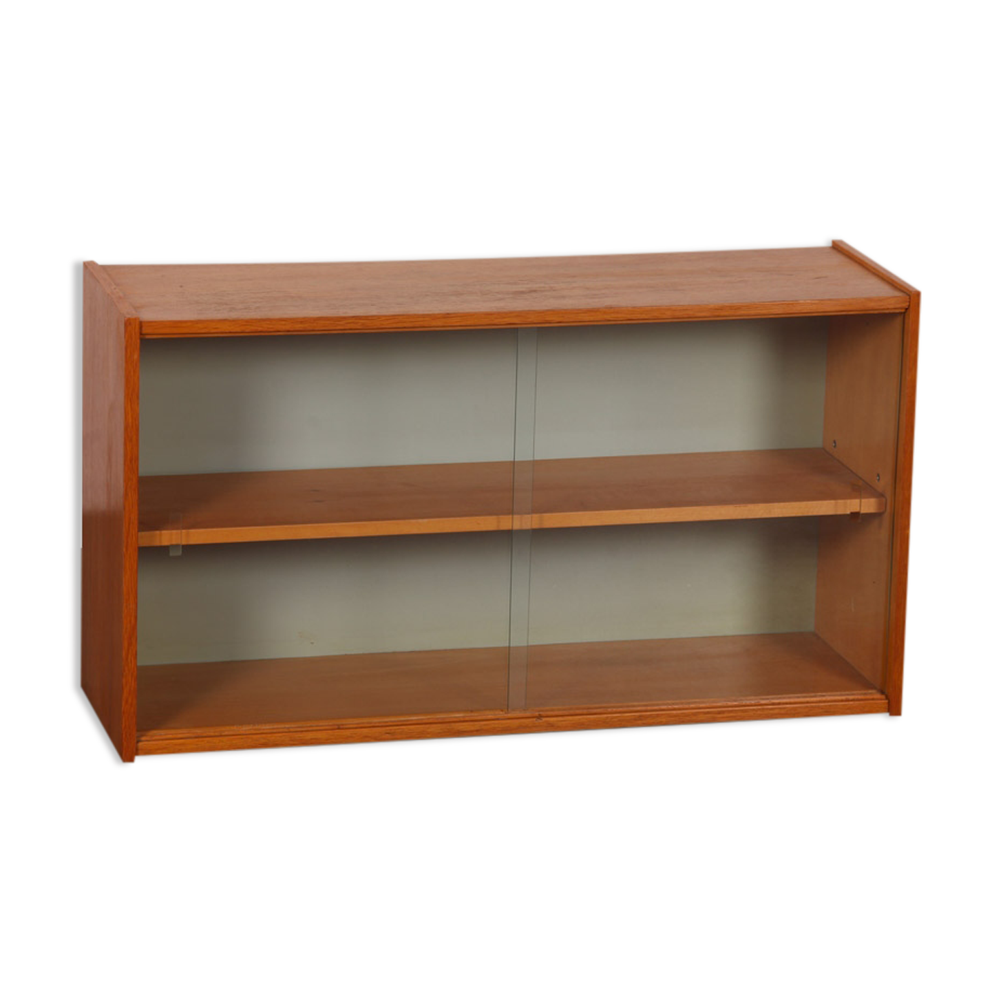 Oak wall shelf, Czech work, 1960