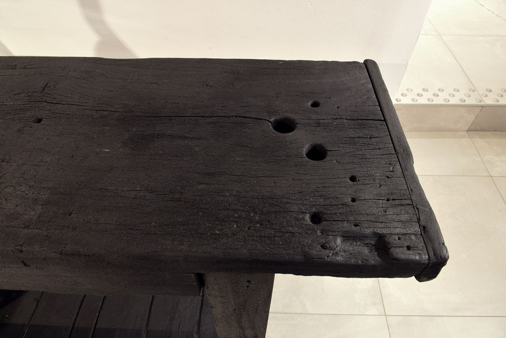 Console - Shou-Sugi-Ban