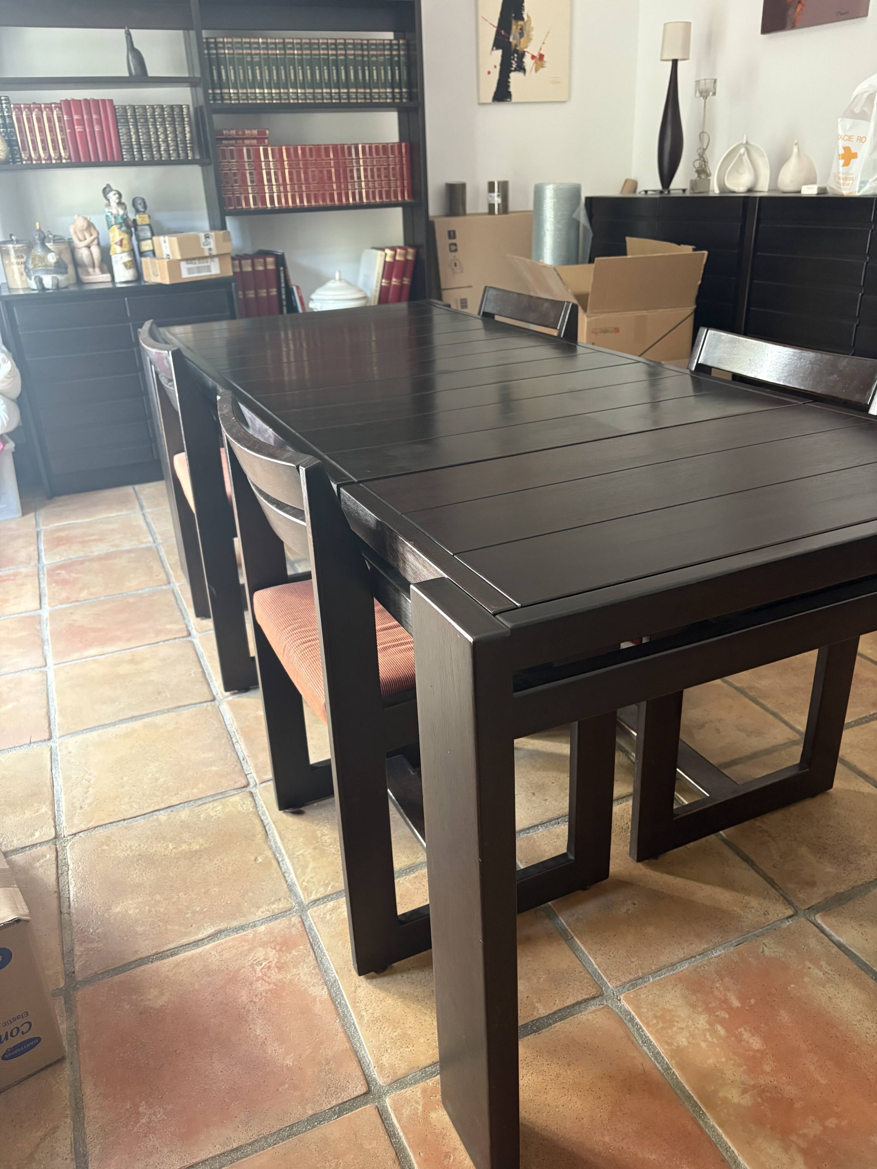Dining Table Maison Regain in Iroko Wood sold individually