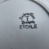 4 Badonviller star model soup plates