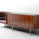 Rare mid-century sideboard bar unit in teak by Belform, 1960