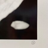 Silver photo, love letter signed on the back, dated 95