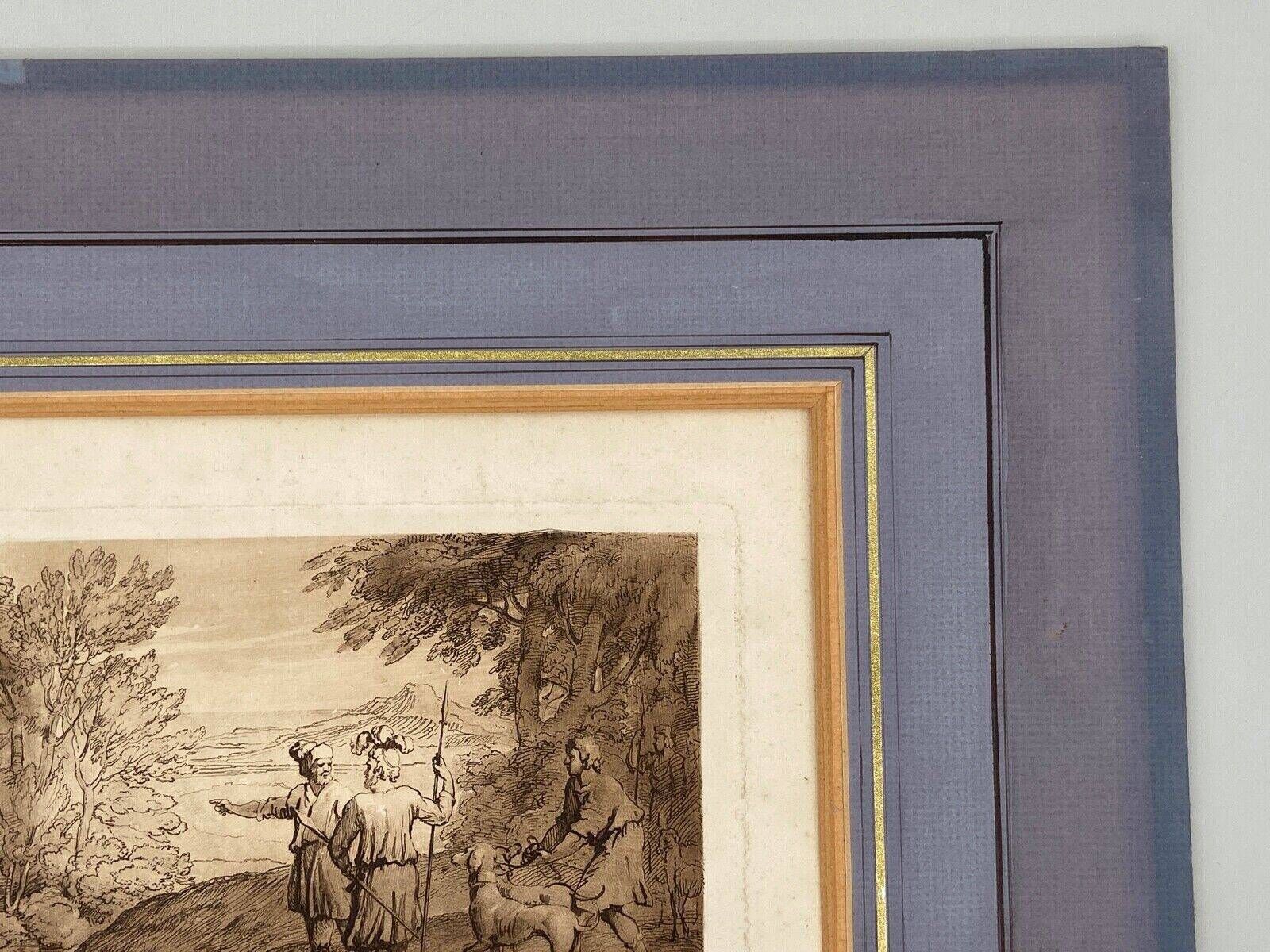 Engraving Claude Le Lorrain Delin T Earlom N°67 from the original drawing
