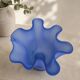 Cobalt blue blown glass vase