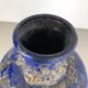 Pottery Fat Lava Multi-Color "837" Floor Vase Made by Ruscha, 1970s