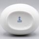 Biscuit porcelain vase by Kaiser, relief decoration, op art design.