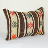 Turkish Kilim Lumbar cushion cover AK277
