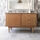 1950s oak bahut