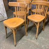 Lot de 6 chaise de bistrot ancienne 1960
