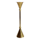 Scandinavian brass candle holder