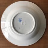 Set of 8 old deep plates Badonviller