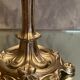 Pair of candlesticks in silver regulation art nouveau early twentieth century