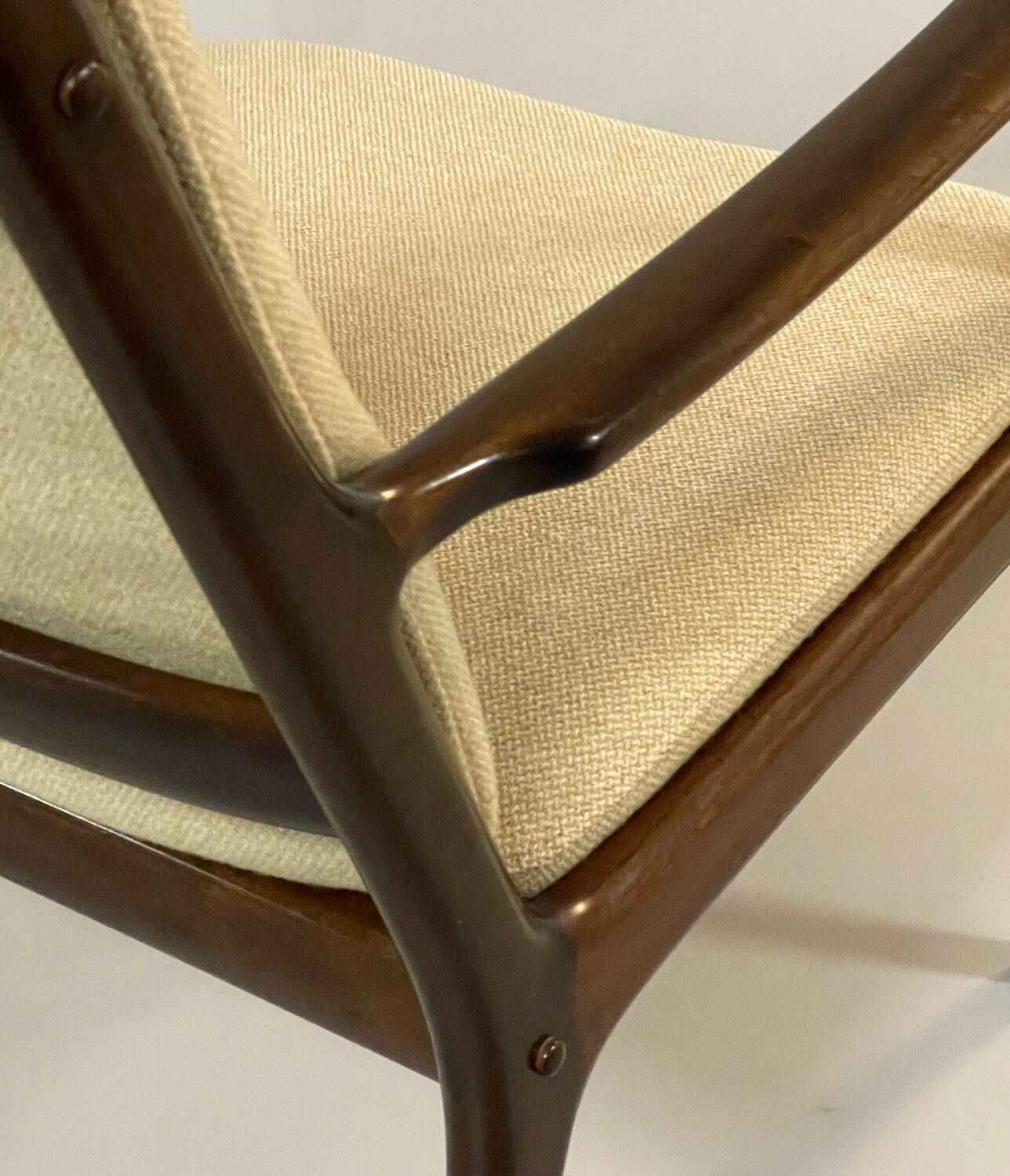 2x Easy Chair Ole Wanscher model PJ112 Mahagoni Denmark 1940s