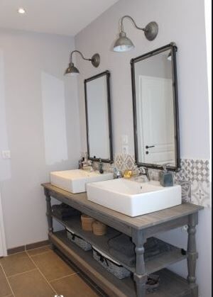 Furniture console drapier wood 226x55x75cm