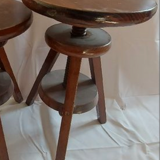 Set of two screw stools