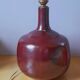 Glazed ceramic lamp 1960 Scandinavian