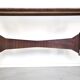 Midcentury Italian Oblong Marble Effect Table With Wood Base.