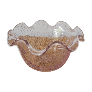 Vide poche en verre bullé Riom
