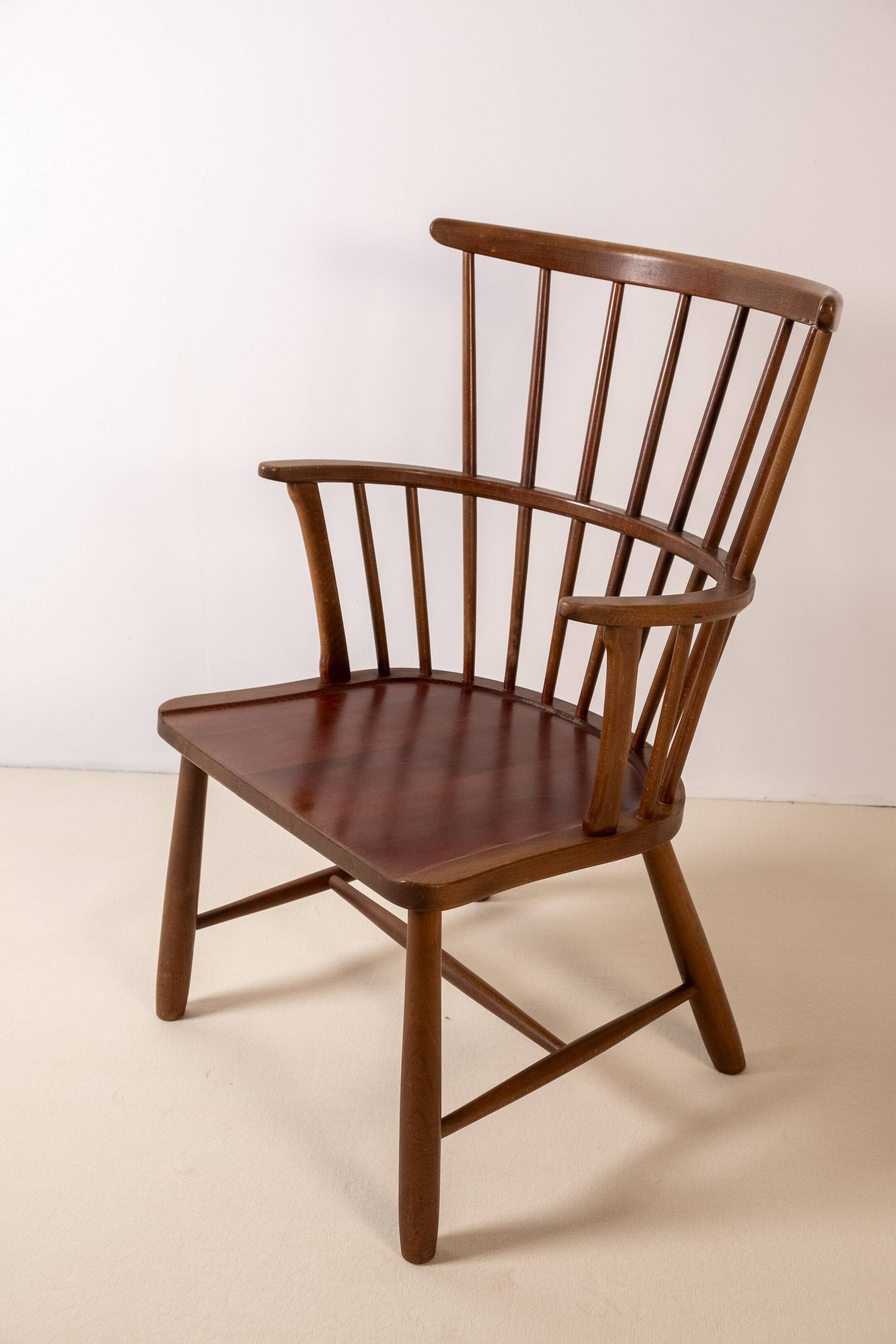 Chaise Windsor Ove Boldt modèle 1638, Fritz Hansen années 1940