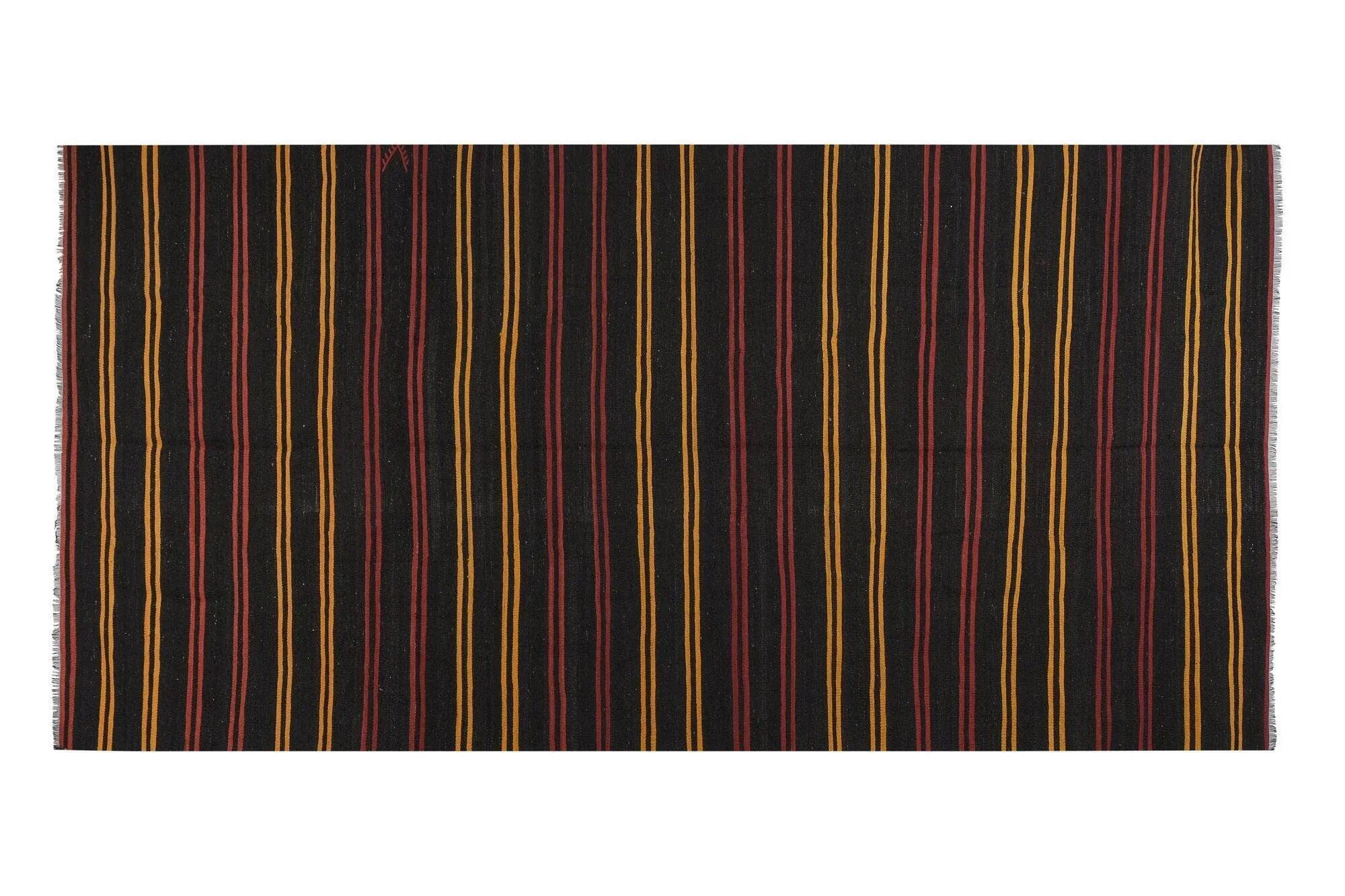Vintage Turkish kilim, handwoven, 230x420 cm.