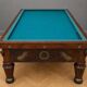 French billiards from the Empire period in mahogany, resting on four legs.