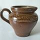 Glazed stoneware jug – hand-painted decoration