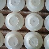 16 mismatched antique deep plates