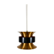 Danish copper hanging lamp, 1960s