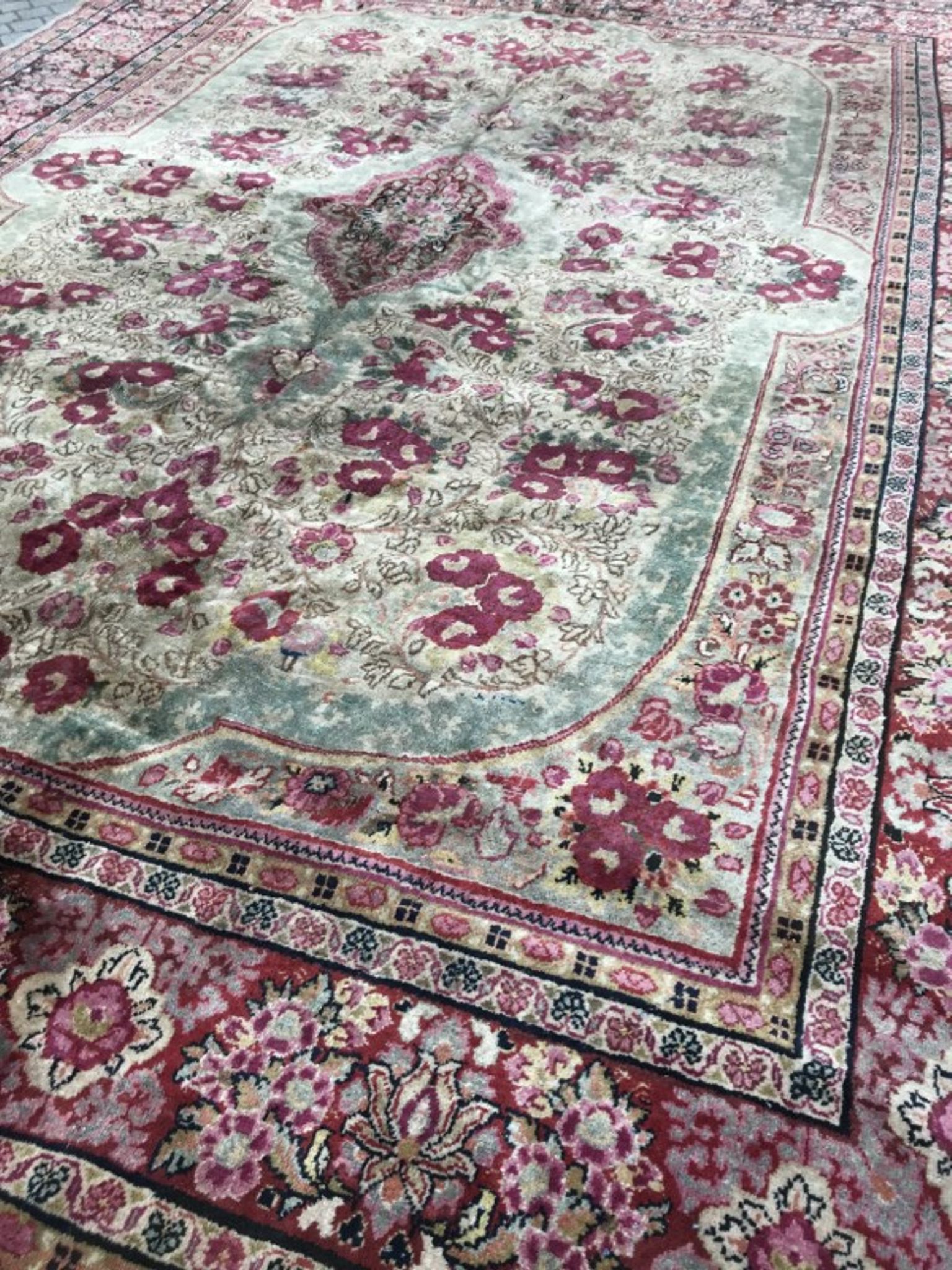 Old Persian rug Mahal handmade 320x420cm