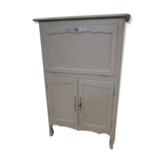 White wooden secretary